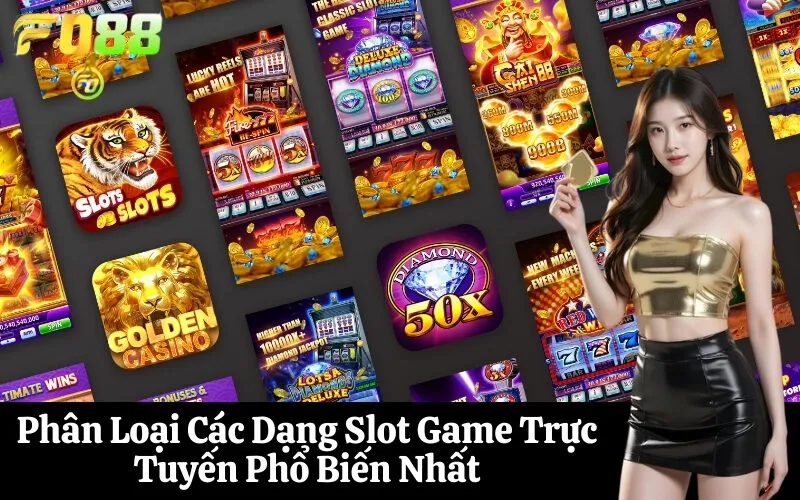 Phân Loại Các Dạng Slot Game Trực Tuyến Phổ Biến Nhất